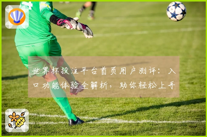 世界杯投注平台首页用户测评：入口功能体验全解析，助你轻松上手精彩赛事